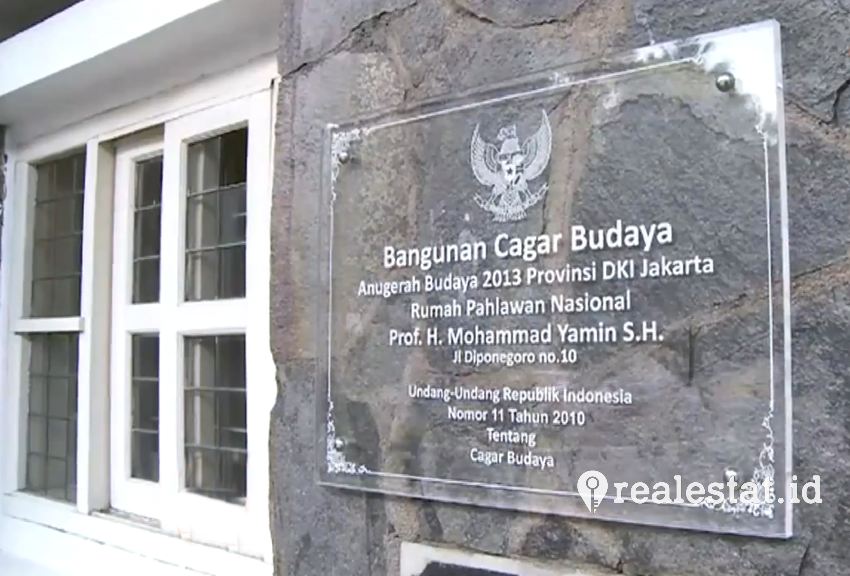 rumah pahlawan nasional Mohammad Yamin jalan Diponegoro 10 disita Bank BJB realestat.id dok rumah pahlawan nasional Mohammad Yamin jalan Diponegoro 10 disita Bank BJB realestat.id dok