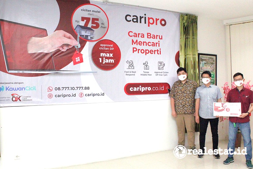 CariPro, Kanal Pemasaran Daring Modernland Realty Diluncurkan caripro modernland realty kanal pemasaran online realestat.id dok