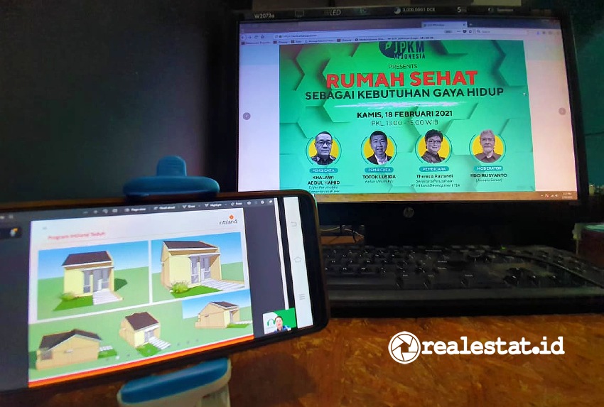 webinar Rumah Sehat Sebagai Kebutuhan Gaya Hidup Jurnalis Peduli Kesehatan Masyarakat JPKM realestat.id dok webinar Rumah Sehat Sebagai Kebutuhan Gaya Hidup Jurnalis Peduli Kesehatan Masyarakat JPKM realestat.id dok