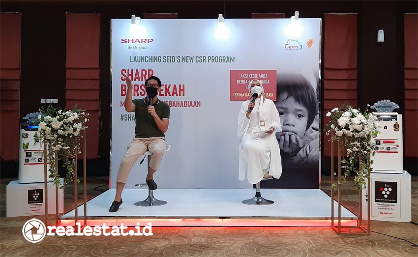 Sharp-Bersedekah-CSR-Program-RealEstat.id-Adhitya-Putra Program CSR Sharp Bersedekah, Sharp Indonesia
