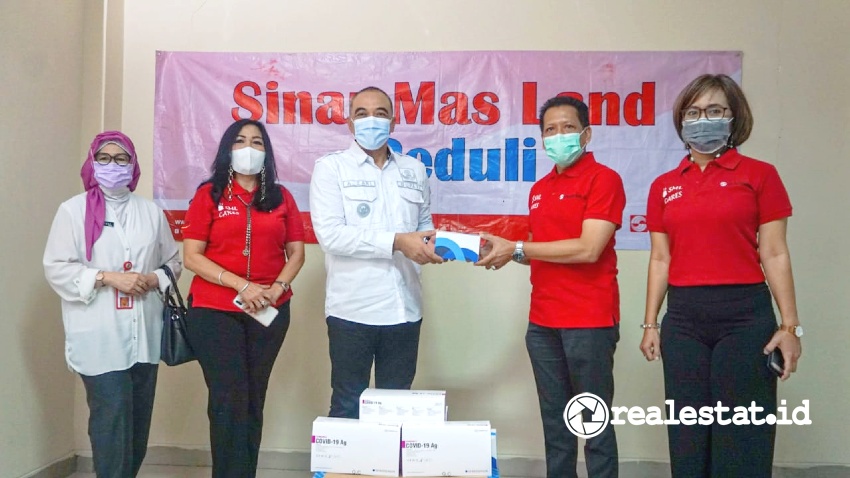sinar mas peduli salurkan Ribuan Alat Tes Covid-19 Kabupaten Tangerang realestat.id dok sinar mas peduli salurkan Ribuan Alat Tes Covid-19 Kabupaten Tangerang realestat.id dok