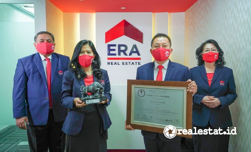 PT ERA Graharealty Tbk resmi perusahaan terbuka di Bursa Efek Indonesia realestat.id dok PT ERA Graharealty Tbk resmi perusahaan terbuka di Bursa Efek Indonesia realestat.id dok