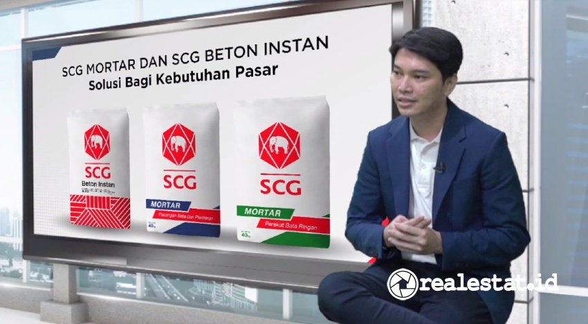 SCG Mortar SCG Beton Instan Sandy Fitransah SCG CBM Indonesia realestat.id dok SCG Mortar SCG Beton Instan Sandy Fitransah SCG CBM Indonesia realestat.id dok