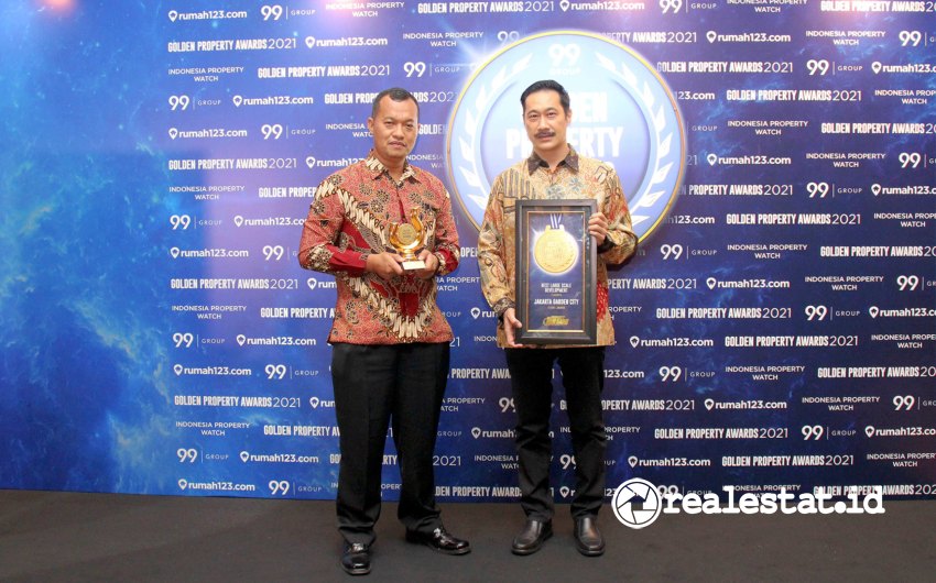 Jakarta Garden City Raih 2 penghargaan Golden Property Awards 2021 Modernland Realty realestat.id dok Jakarta Garden City Raih 2 penghargaan Golden Property Awards 2021 Modernland Realty realestat.id dok