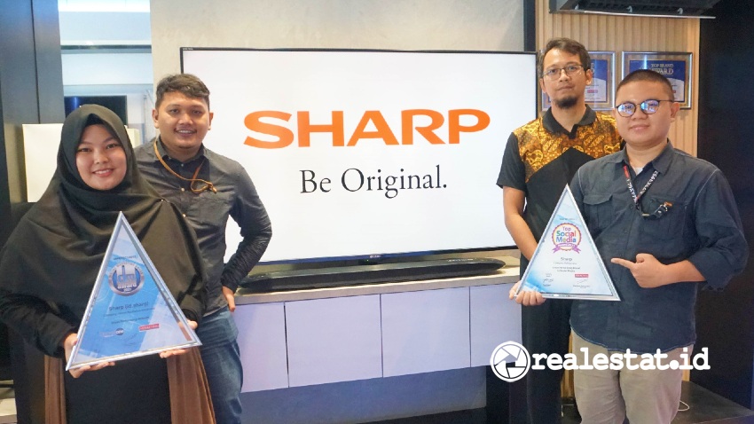 Sharp Indonesia penghargaan Digital Marketing realestat.id dok Sharp Indonesia penghargaan Digital Marketing realestat.id dok