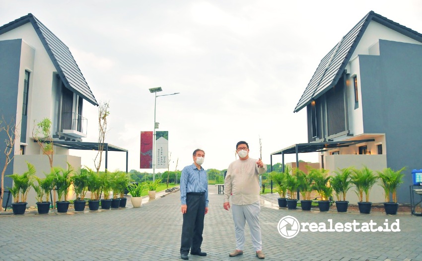 Harto Laksono Intiland Surabaya Hans Wibisono Graha Abdael Sukses Meninjau Amesta Living realestat.id dok Harto Laksono Intiland Surabaya Hans Wibisono Graha Abdael Sukses Meninjau Amesta Living realestat.id dok