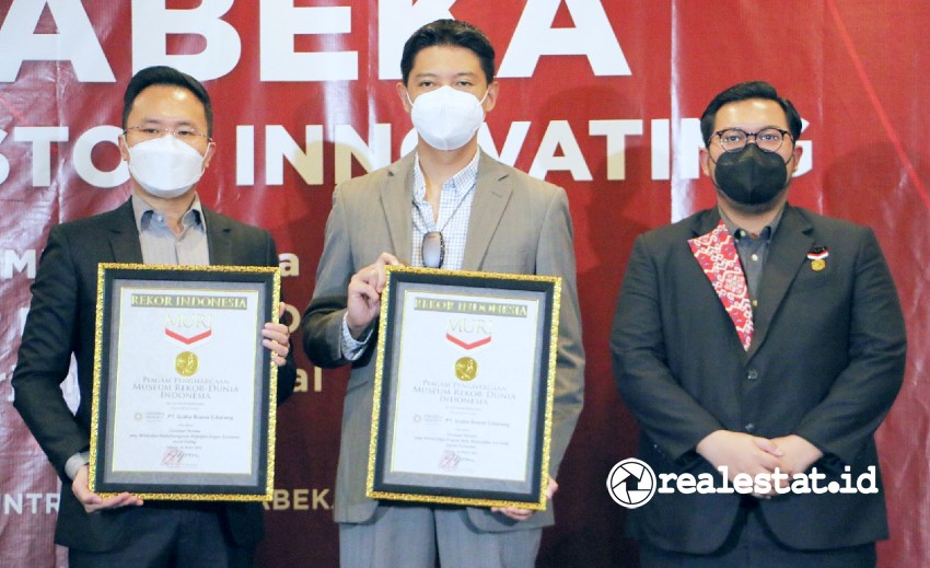 Jababeka Residence MURI Museum Dunia Rekor Indonesia Ruko SHM realestat.id dok Jababeka Residence MURI Museum Dunia Rekor Indonesia Ruko SHM realestat.id dok