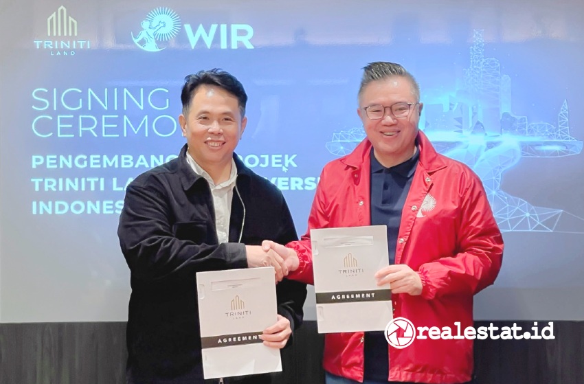 Kerjasama WIR Group dan Triniti Land Kembangkan Lahan di Metaverse Indonesia realestat.id dok Kerjasama WIR Group dan Triniti Land Kembangkan Lahan di Metaverse Indonesia realestat.id dok