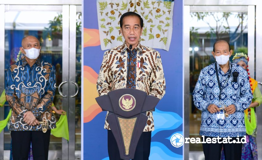 Presiden Joko Widodo Jokowi Membuka Inacraft 2022 Reborn JCC realestat.id dok Presiden Joko Widodo Jokowi Membuka Inacraft 2022 Reborn JCC realestat.id dok