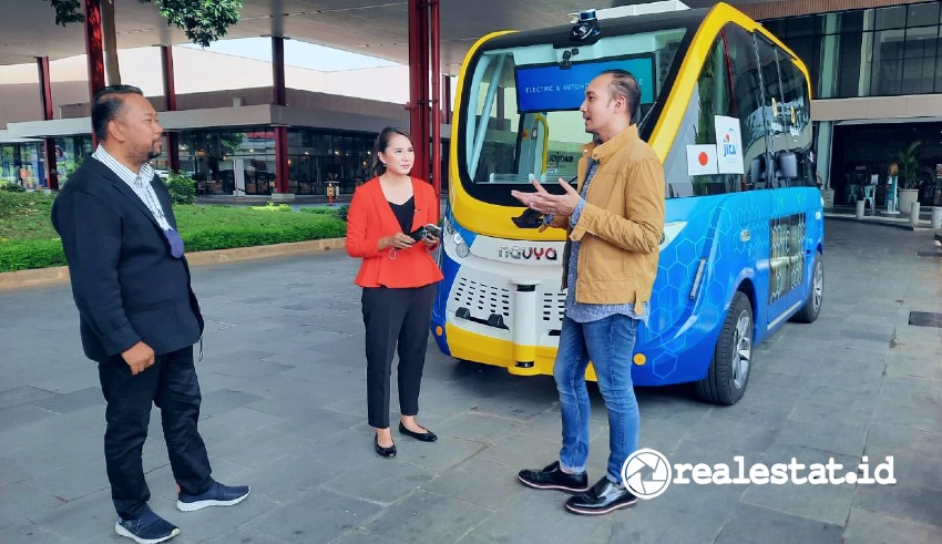 autonomous electric vehicles AV kendaraan listrik otonom tanpa awak QBig BSD City Sinar Mas Land realestat.id dok autonomous electric vehicles AV kendaraan listrik otonom tanpa awak QBig BSD City Sinar Mas Land realestat.id dok