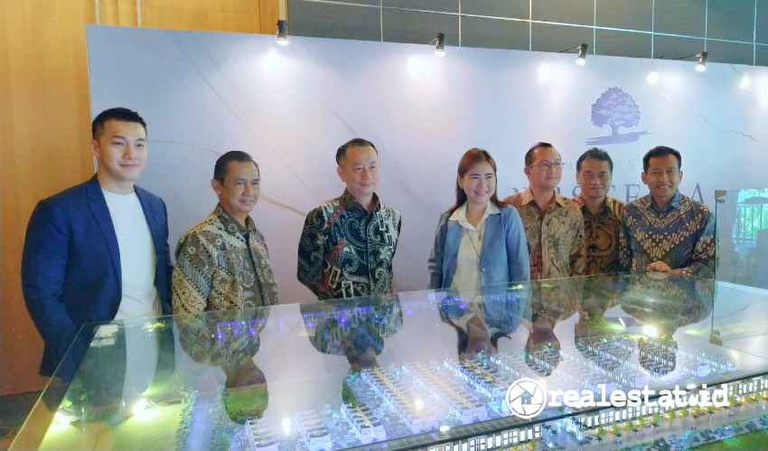 Jajaran Direksi Keppel Land Metland Peluncuran Rumah Maison de Wisteria realestat.id dok Jajaran Direksi Keppel Land Metland Peluncuran Rumah Maison de Wisteria realestat.id dok