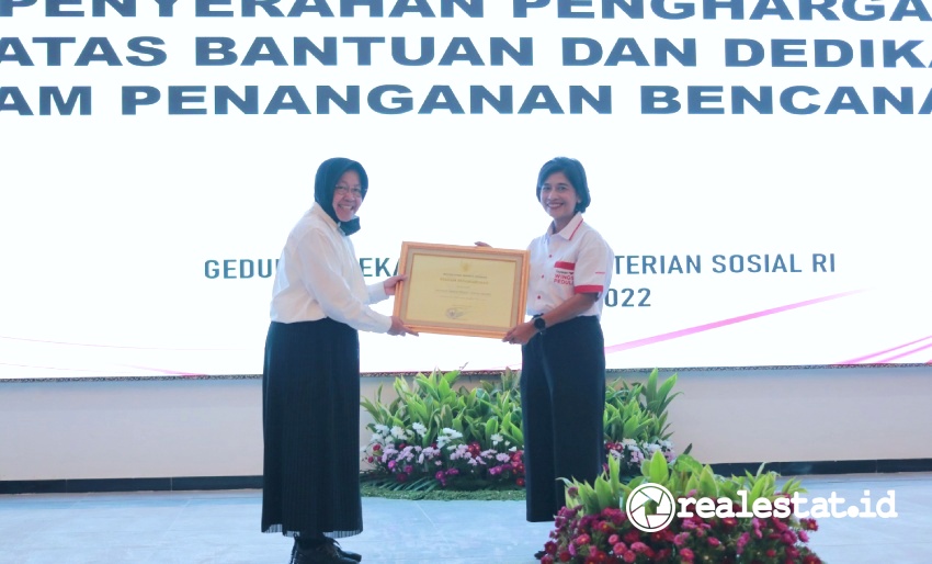 Yayasan Wings Peduli dapat Penghargaan dari Kementerian Sosial realestat.id dok Yayasan Wings Peduli dapat Penghargaan dari Kementerian Sosial realestat.id dok