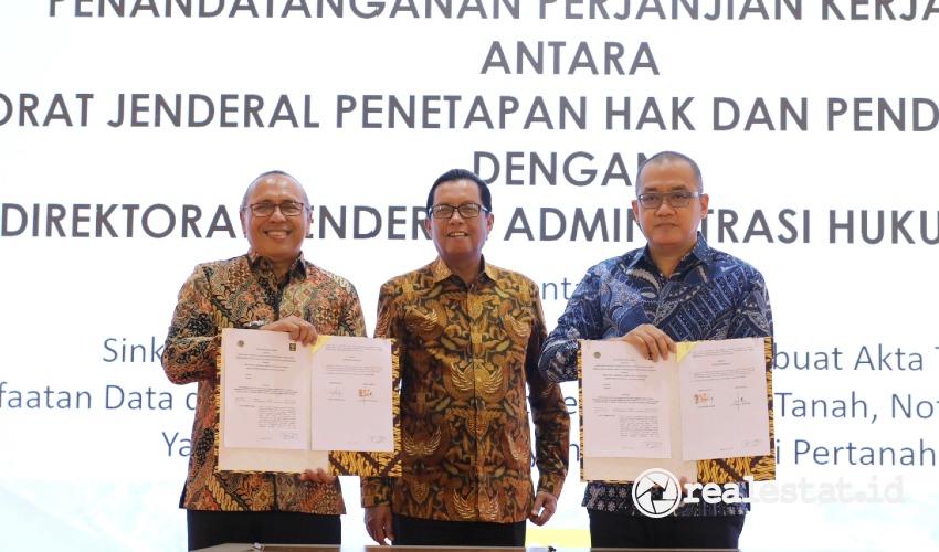 Kerja sama Kementerian ATR:BPN Gandeng Kemenkumham Optimalkan Peran PPAT dan Notaris realestat.id dok Kerja sama Kementerian ATR:BPN Gandeng Kemenkumham Optimalkan Peran PPAT dan Notaris realestat.id dok