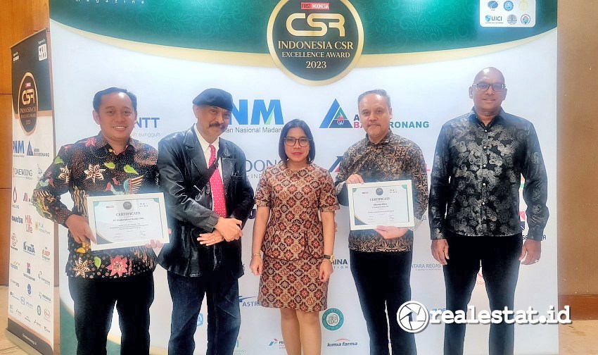 PT Modernland Realty Tbk Penghargaan Indonesia CSR Excellence Award ICEA 2023 realestat.id dok2 PT Modernland Realty Tbk Penghargaan Indonesia CSR Excellence Award ICEA 2023 realestat.id dok2