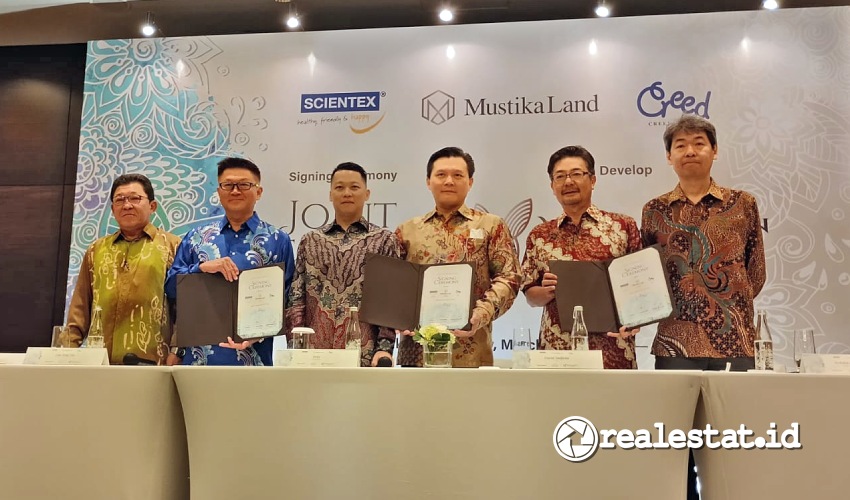 Scientex Creed Group Mustika Land Mustika Garden Tamansari Bekasi realestat.id dok Scientex Creed Group Mustika Land Mustika Garden Tamansari Bekasi realestat.id dok