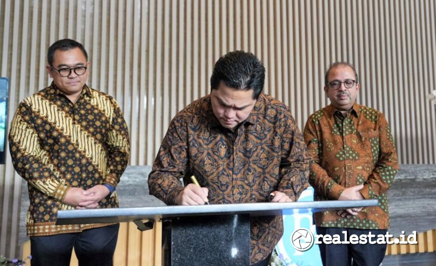 Menteri BUMN Erick Thohir Meresmikan Menara Danareksa PTPP realestat.id dok Menteri BUMN Erick Thohir Meresmikan Menara Danareksa PTPP realestat.id dok