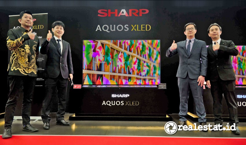 Shinji Teraoka Sharp Indonesia corporation TV AQUOS XLED 4K realestat.id dok Shinji Teraoka Sharp Indonesia corporation TV AQUOS XLED 4K realestat.id dok