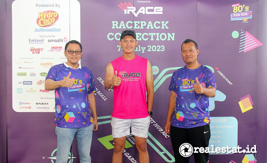 Jakarta garden city irace Family Fun Run Bertema Back to 80's realestat.id dok Jakarta garden city irace Family Fun Run Bertema Back to 80's realestat.id dok