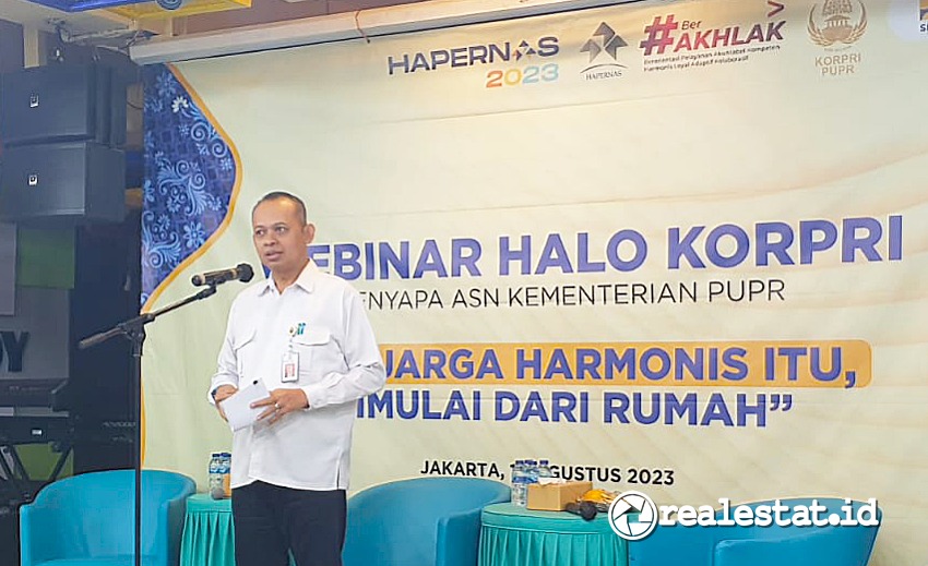 Iwan Suprijanto KORPRI Kementerian PUPR Sosialisasi Rumah Layak Huni ASN realestat.id dok Iwan Suprijanto KORPRI Kementerian PUPR Sosialisasi Rumah Layak Huni ASN realestat.id dok