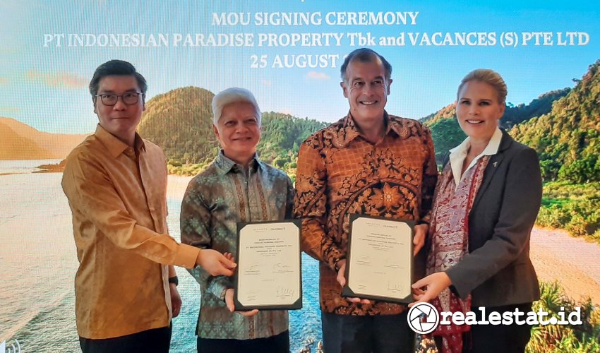 penandatanganan Nota Kesepahaman antara PT Indonesian Paradise Property Tbk dengan Club Med penandatanganan Nota Kesepahaman antara PT Indonesian Paradise Property Tbk dengan Club Med