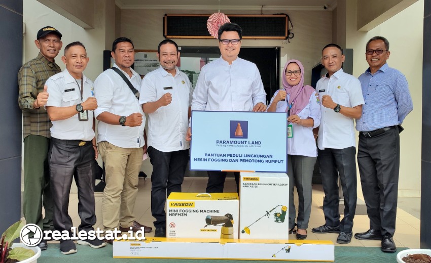 CSR Paramount Land Mesin Fogging Pemotong Rumput realestat.id dok CSR Paramount Land Mesin Fogging Pemotong Rumput realestat.id dok