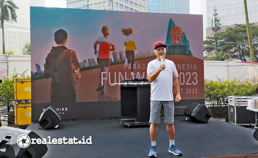 Boyke Gozali Indonesia Paradise Properti INPP Fun Walk 2023 realestat.id dok Boyke Gozali Indonesia Paradise Properti INPP Fun Walk 2023 realestat.id dok