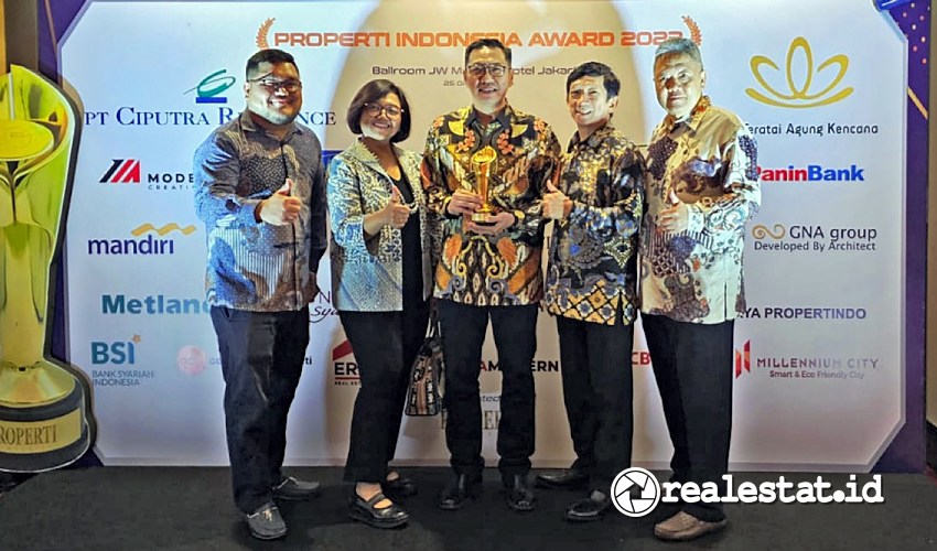 GNA Group The Emerging Mid Scale Housing Developer Properti Indonesia Award PIA 2023 realestat.id dok GNA Group The Emerging Mid Scale Housing Developer Properti Indonesia Award PIA 2023 realestat.id dok