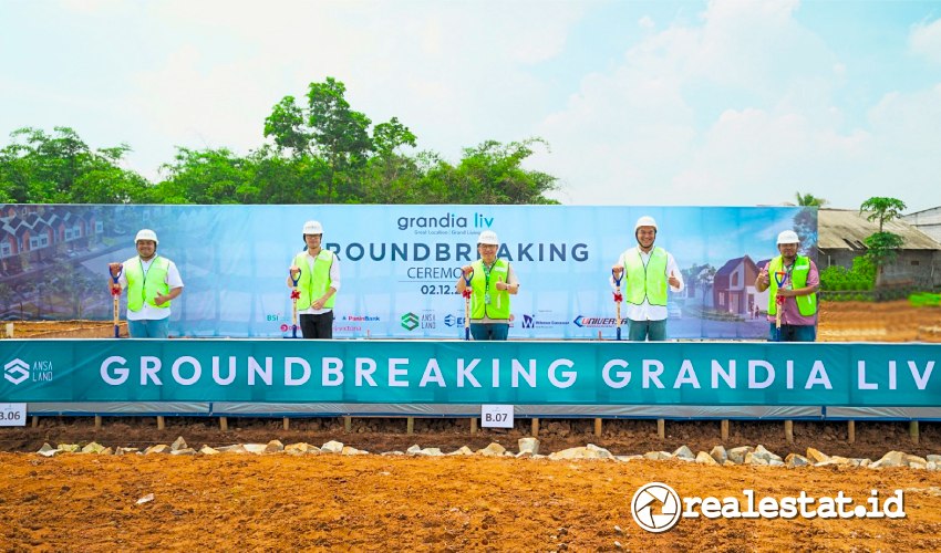 Grandia Liv Parung Panjang Groundbreaking Ansa Land realestat.id dok Grandia Liv Parung Panjang Groundbreaking Ansa Land realestat.id dok