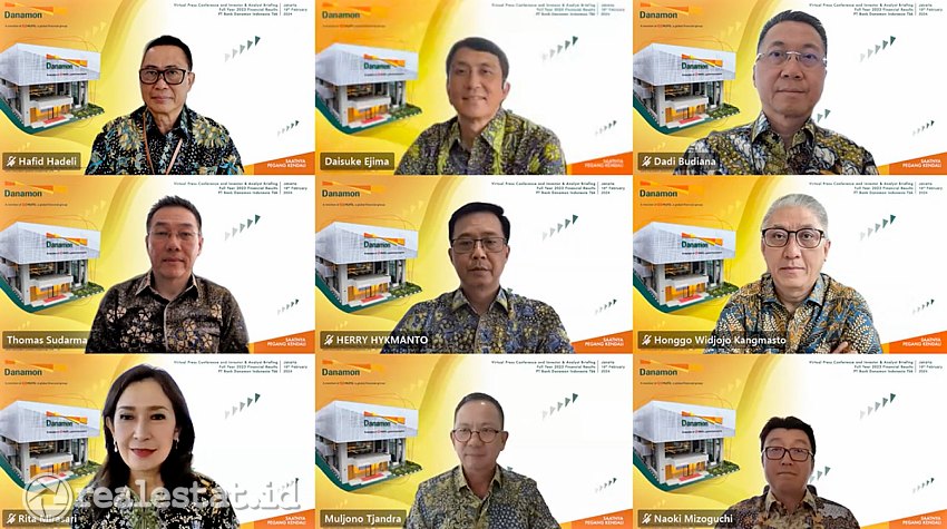 Virtual Press Conference Laporan Keuangan Tahun 2023 Bank Danamon KPR BDMN realestat.id dok Virtual Press Conference Laporan Keuangan Tahun 2023 Bank Danamon KPR BDMN realestat.id dok