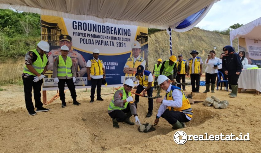 Groundbreaking Rusun Polda Papua Groundbreaking Rusun Polda Papua