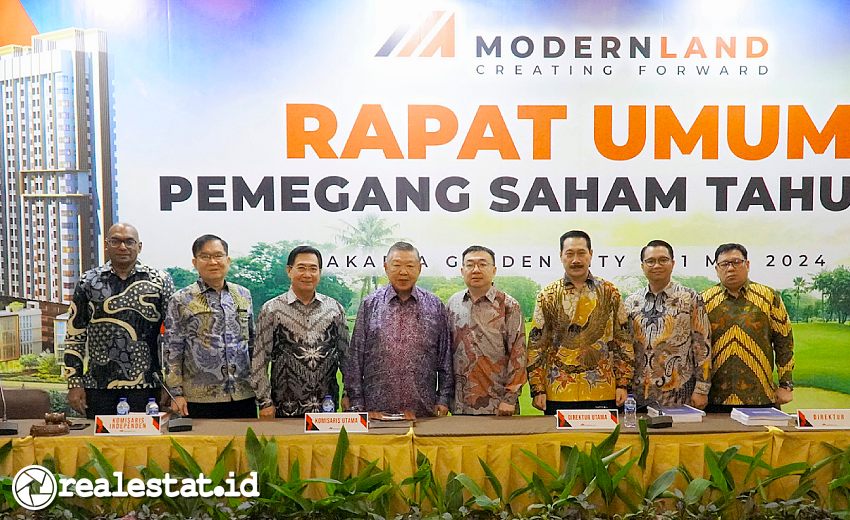 Rapat Umum Pemegang Saham Tahunan RUPST Modernland Realty MDLN 2024 realestat.id dok Rapat Umum Pemegang Saham Tahunan RUPST Modernland Realty MDLN 2024 realestat.id dok