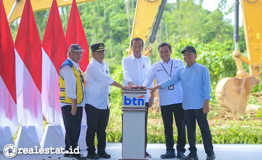 Groundbreaking Pembangunan Head Office Bank BTN IKN NUsantara realestat.id dok Groundbreaking Pembangunan Head Office Bank BTN IKN NUsantara realestat.id dok