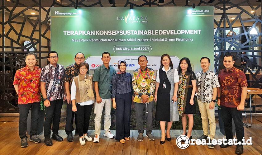 NavaPark BSD City Gandeng Lima Bank untuk Pembiayaan Properti Hijau Sinar Mas Land Gandeng Lima Bank Besar untuk Memudahkan Konsumen Mendapatkan Green Financing-RealEstat.id