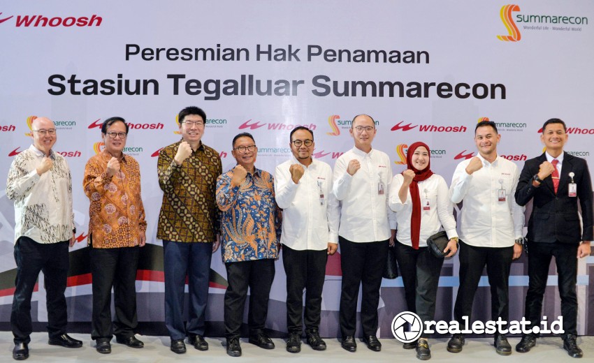 Peresmian Stasiun Tegalluar Summarecon Bandung realestat.id dok Peresmian Stasiun Tegalluar Summarecon Bandung realestat.id dok