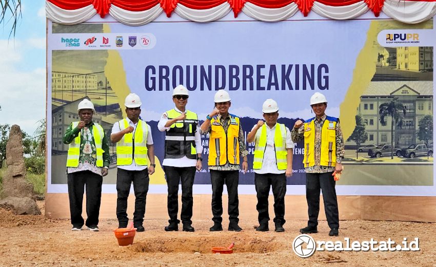Groundbreaking Rusun Rusus ASN Papua Tengah Selatan Kementerian PUPR Realestat.id dok Groundbreaking Rusun Rusus ASN Papua Tengah Selatan Kementerian PUPR Realestat.id dok