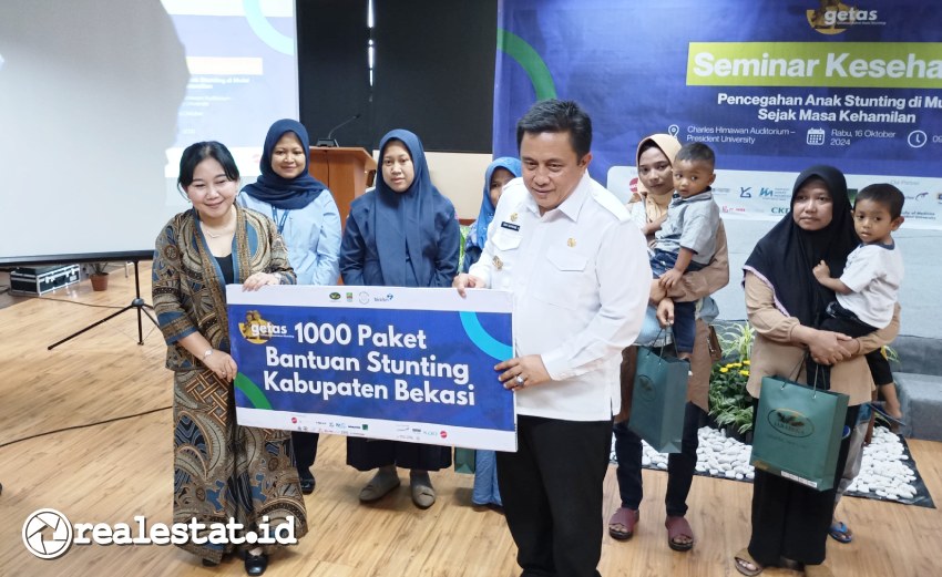 Jababeka Program Getas Gerakan Sehat Atasi Stunting Kabupaten Bekasi Realestat.id dok Jababeka Program Getas Gerakan Sehat Atasi Stunting Kabupaten Bekasi Realestat.id dok
