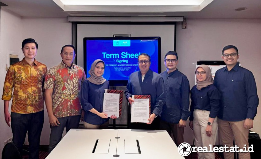 Term Sheet Signing PP Properti PPRO Greenwoods Semarang Jawa Tengah Realestat.id dok Term Sheet Signing PP Properti PPRO Greenwoods Semarang Jawa Tengah Realestat.id dok