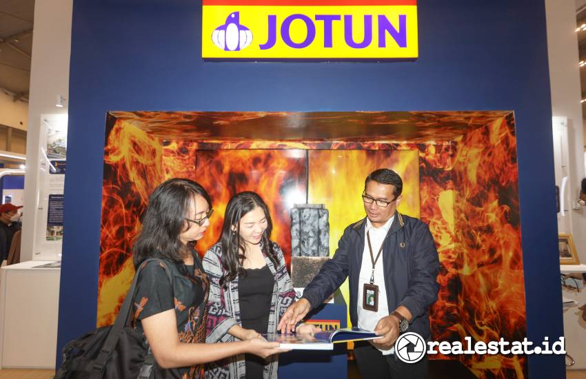 Jotun Hadirkan Produk Cat Tembok Terbaik di Pameran Konstruksi Indonesia 2024-RealEstat.id Jotun Hadirkan Produk Cat Tembok Terbaik di Pameran Konstruksi Indonesia 2024-RealEstat.id