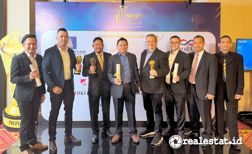Modernland Realty Penghargaan di Ajang Properti Indonesia Award PIA 2024 realestat.id dok Modernland Realty Penghargaan di Ajang Properti Indonesia Award PIA 2024 realestat.id dok