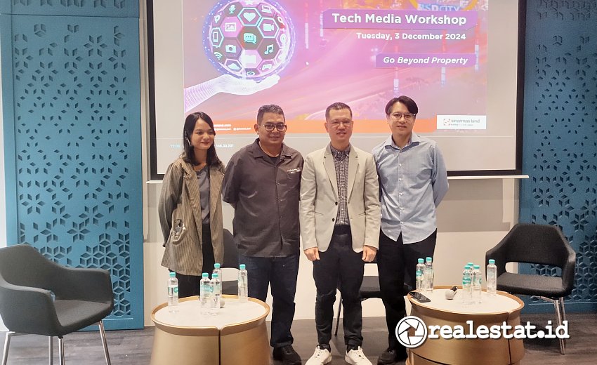Media workshop Go Beyond Property! Sinar Mas Land Dorong Transformasi Digital Lewat Penggunaan AI dan IoT Realestat.id dok Media workshop Go Beyond Property! Sinar Mas Land Dorong Transformasi Digital Lewat Penggunaan AI dan IoT Realestat.id dok