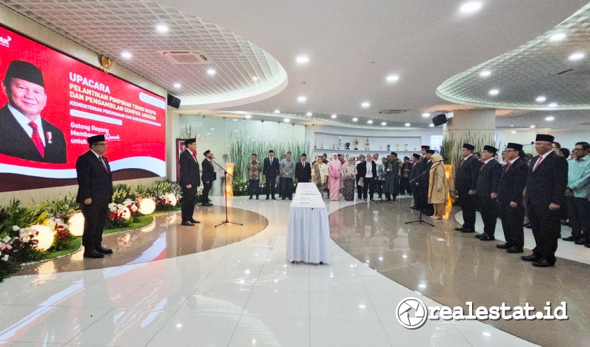Pelantikan Delapan Pejabat Tinggi Madya Kementerian PKP Realestat.id dok Pelantikan Delapan Pejabat Tinggi Madya Kementerian PKP Realestat.id dok