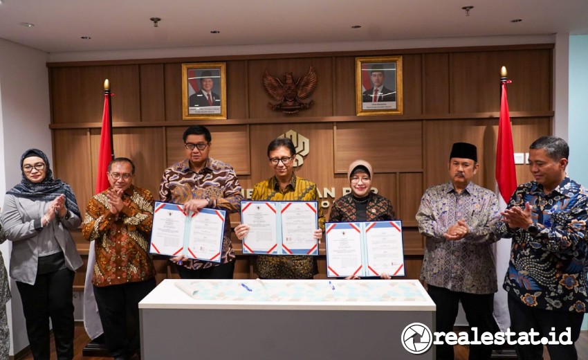 MoU Rumah Subsidi Tenaga Kesehatan Kementerian Kesehatan PKP realestat.id dok MoU Rumah Subsidi Tenaga Kesehatan Kementerian Kesehatan PKP realestat.id dok