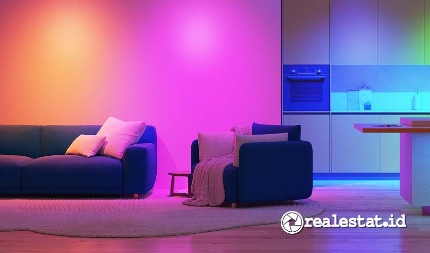 Pencahayaan Pintar WiZ Downlight dapat diatur dengan 16 juta pilihan warna-RealEstat.id Pencahayaan Pintar WiZ Downlight dapat diatur dengan 16 juta pilihan warna-RealEstat.id