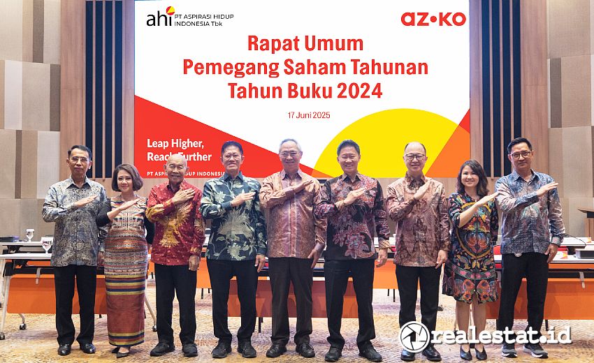 Jajaran Direksi dan Komisaris PT Aspirasi Hidup Indonesia Tbk ACES dalam RUPST Tahun Buku 2024 realestat.id dok Jajaran Direksi dan Komisaris PT Aspirasi Hidup Indonesia Tbk ACES dalam RUPST Tahun Buku 2024 realestat.id dok