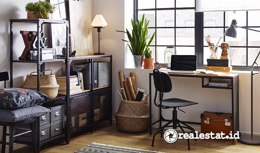 Desain ruang kerja di rumah minimalis yang ergonomis-RealEstat.id Desain ruang kerja di rumah minimalis yang ergonomis-RealEstat.id