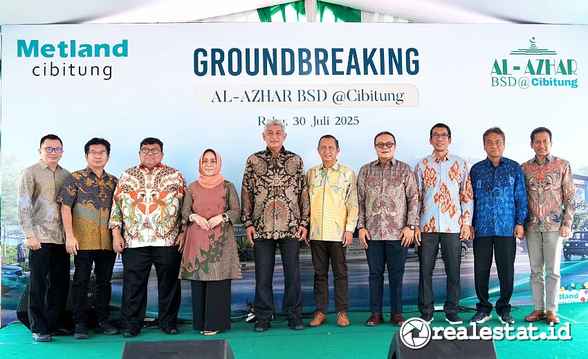 Groundbreaking Al Azhar BSD Cibitung Metland realestat.id dok Groundbreaking Al Azhar BSD Cibitung Metland realestat.id dok