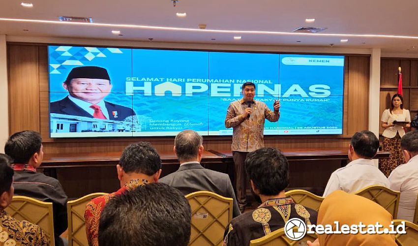 Hapernas 2025 Kementerian PKP Apresiasi realestat.id dok Hapernas 2025 Kementerian PKP Apresiasi realestat.id dok