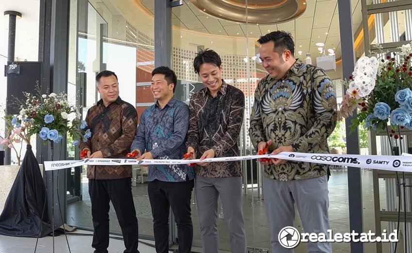 Pembukaan Marketing Gallery Casacomo Peninsula District Shila at sawangan realestat.id dok Pembukaan Marketing Gallery topping off Casacomo Peninsula District Shila at sawangan realestat.id dok