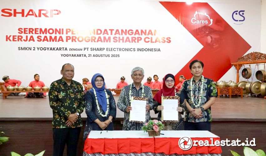 Sharp Indonesia Class SMKN 2 Yogyakarta realestat.id dok Sharp Indonesia Class SMKN 2 Yogyakarta realestat.id dok