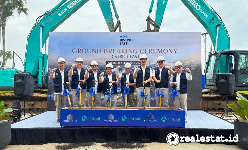 Ground Breaking District East Triniti Dinamik Land realestat.id dok Ground Breaking District East Triniti Dinamik Land realestat.id dok